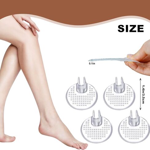 زوجان من واقيات أصابع الصندل المصنوعة من السيليكون، واقيات أصابع القدم من الجل غير قابلة للانزلاق، وسائد لمنع الألم بين أصابع القدم، صندل جل، حشوة لأصابع القدم للصنادل الشفافة in Kuwait