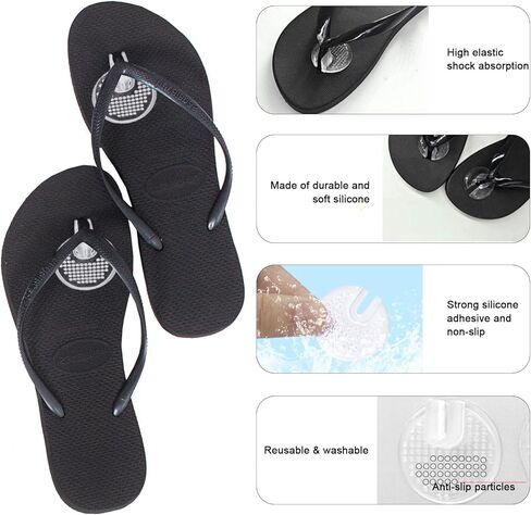 زوجان من واقيات أصابع الصندل المصنوعة من السيليكون، واقيات أصابع القدم من الجل غير قابلة للانزلاق، وسائد لمنع الألم بين أصابع القدم، صندل جل، حشوة لأصابع القدم للصنادل الشفافة in Kuwait