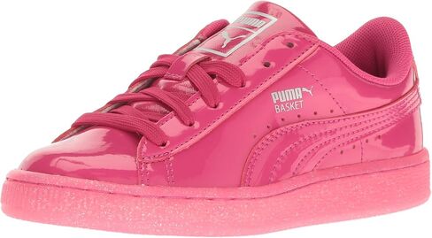 PUMA Unisex-Child Basket Patent Iced Glitz Sneaker in Kuwait