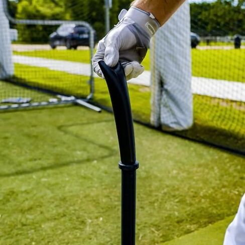 تي شيرت Power Batting - جذع قابل للتعديل بالكامل للاعبي البيسبول والكرة اللينة، أسود in Kuwait