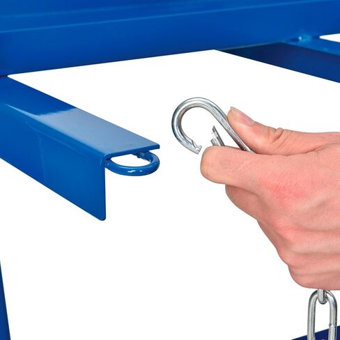 Global Industrial Vertical Bar Rack with Three Bays, 3000 lbs Capacity, Steel Construction, 39" W x 24" D x 84" H, Blue Powder Coat Finish, Assembly Required in Saudi Arabia