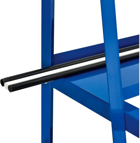 Global Industrial Vertical Bar Rack with Three Bays, 3000 lbs Capacity, Steel Construction, 39" W x 24" D x 84" H, Blue Powder Coat Finish, Assembly Required in Saudi Arabia