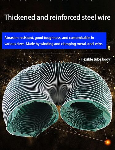 Flexible Duct Hose for Kitchen, Bathroom & Workshop Ventilation - High-Performance Exhaust System Hose, Durable & Heat-Resistant Air Ducting Solution in Saudi Arabia