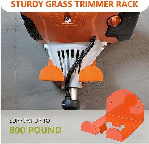 1PcsGarage Organizer Trimmer Rack, Garden Tools,Garage Trimmer,Hedge Trimmer,Garden Power Tool Hanger Weed Whackers Holder Wall Mounted for Grass Trimmer in Saudi Arabia