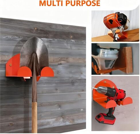 1PcsGarage Organizer Trimmer Rack, Garden Tools,Garage Trimmer,Hedge Trimmer,Garden Power Tool Hanger Weed Whackers Holder Wall Mounted for Grass Trimmer in Saudi Arabia