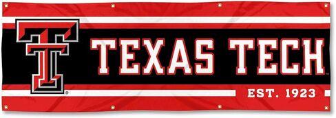 Texas Tech Red Raiders Large 2x6 Foot Banner in Saudi Arabia
