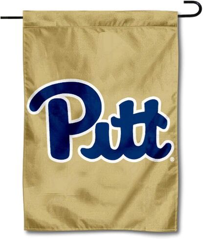 Pitt Panthers Script Logo Garden Flag in Saudi Arabia