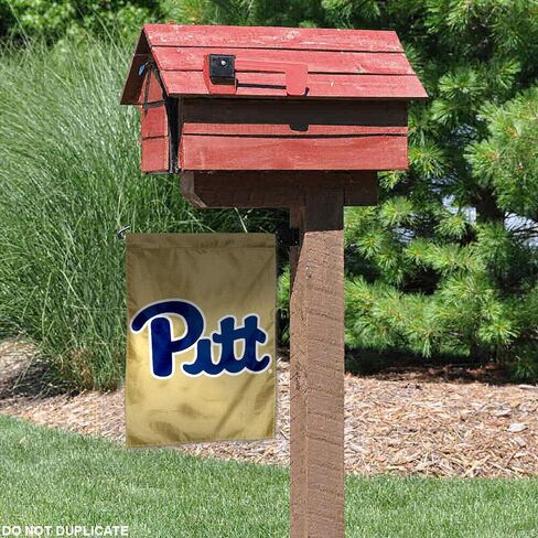 Pitt Panthers Script Logo Garden Flag in Saudi Arabia