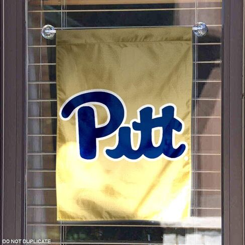 Pitt Panthers Script Logo Garden Flag in Saudi Arabia
