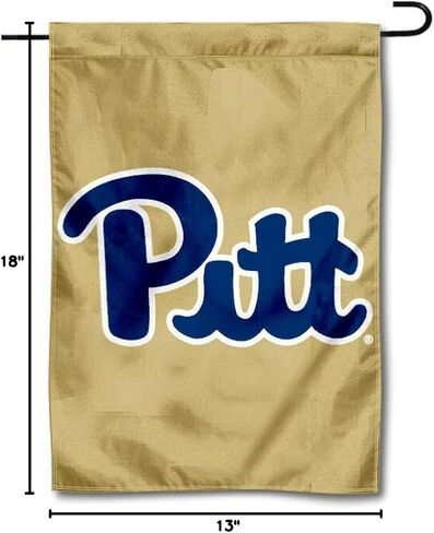 Pitt Panthers Script Logo Garden Flag in Saudi Arabia