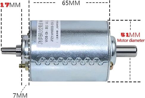24V 8000RPM/12V 4000RPM Cone-shaped Shaft DC Motor Fish Float Bed Motor Hollow Shaft Diameter 4MM in Saudi Arabia
