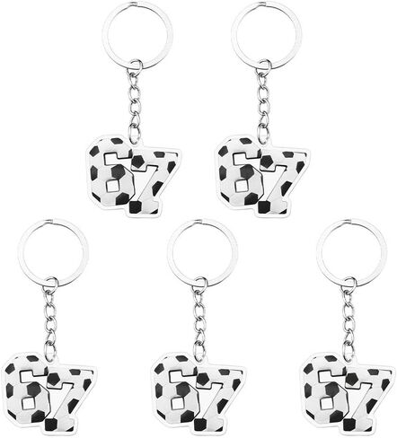 مضحك 67 كرة القدم كرة القدم ميمي المفاتيح 5 قطعة الاكريليك عدد ستة سبعة كيرينغ الفكاهة الرياضة هدية لابن حفيد in Kuwait