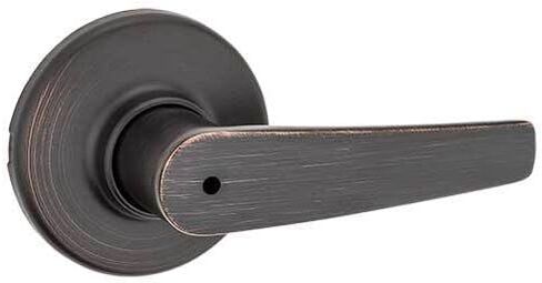 قفل باب الخصوصية Kwikset 300DL-11PV1 Delta مع هيكل جديد ومزلاج 6AL وطلاء RCS Strike باللون البرونزي الفينيسي in Kuwait