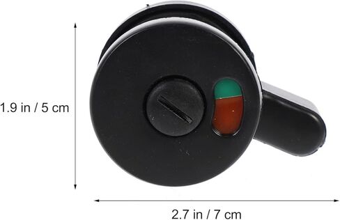 TEHAUX 5pcs Public Toilet Door Lock Privacy Indicator Locks for Restrooms Airports Shopping Malls and Offices Rotatable Handle for Clean Public Facilities in Saudi Arabia