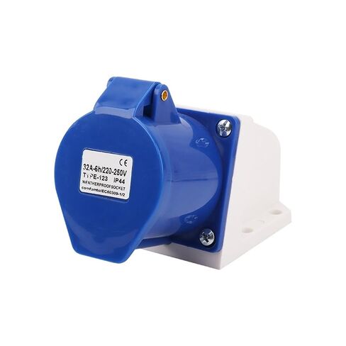 Industrial Plug 16/32A Aviation seat Waterproof 380V3/4/5 core Three-Phase Four-Wire Exposed Socket(1133 Hole 16A Solid) in Saudi Arabia