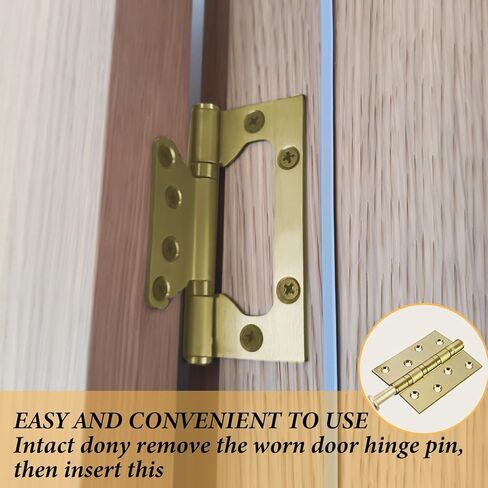 4PCS Door Hinge Pins, 3.5 inch Interior Door Hinge Pins Interior Hinges Security Pin for Replacing Internal Safety Devices Self Closing Doors in Saudi Arabia