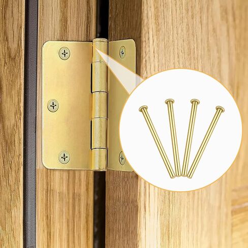 4PCS Door Hinge Pins, 3.5 inch Interior Door Hinge Pins Interior Hinges Security Pin for Replacing Internal Safety Devices Self Closing Doors in Saudi Arabia