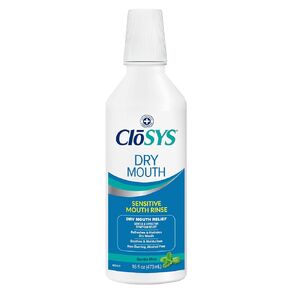 CloSYS Dry Mouth Mouthwash Rinse, 16oz, Alcohol-Free, pH Balanced, Dry Mouth Relief, Mild Mint Flavor in Saudi Arabia