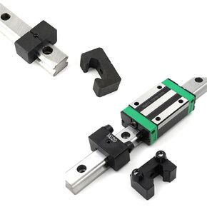 MGN9 MGN12 MGN15 HGR15 HGR20 EGH15 EGH20 خطي دليل السكك الحديدية الحد كتلة ثابتة أسود 1 قطعة (EGH25) in Kuwait