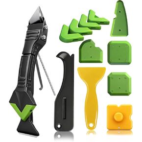 أداة السد 5 في 1 ، مجموعة السقوط المزيل وسائل السقوط السيليكون مع مكشطة الجص و 6 منصات السيليكون ، مثالية للمطبخ والحمام وختم النوافذ in Kuwait