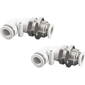 PLM هوائي موصل سريع الكوع على شكل حرف L 4 6 8 10 12 مللي متر خرطوم موصل الهواء النحاس يربك الحجاب الحاجز موصل (PLM-10) in Kuwait