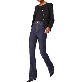 SPANXshape بنطال جينز EveryWear الأصلي واسع الساق - تشكيل أساسي للنساء - مرتفع الارتفاع - جينز سهل الارتداء - أزرق أصلي in Kuwait