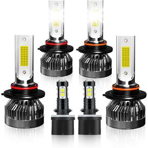 Compatible For Ford Explorer 2011 2012 2013 2014 2015 Driving Light Bulbs Combo, Enhanced Visibility, 12,000RPM Turbo Fan, Direct Installation, Pack of 4 in Saudi Arabia