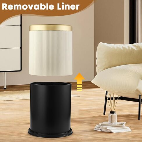 Automatic Bathroom Trash Cans Touchless, 3.7 Gallon Modern Motion Sensor Trash Can with Lid,Diaper Trash Bin,Plastic Smart Garbage Can Suitable for Toilet, Bedroom, Office, Kitchen -Dark Gray in Saudi Arabia