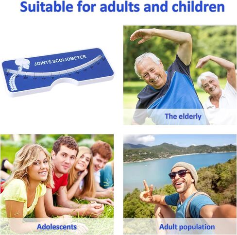 مقياس الجنف 0-30 درجة لتقييم تشخيص جنف الظهر والعمود الفقري، 19*9*4 سم in Kuwait