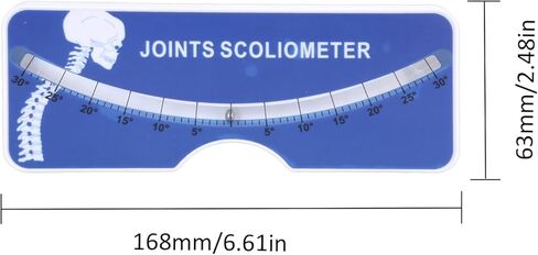 مقياس الجنف 0-30 درجة لتقييم تشخيص جنف الظهر والعمود الفقري، 19*9*4 سم in Kuwait