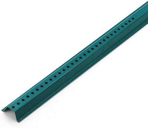1 Pack u-Channel Sign Post, Medium Weight | 6'' Tall Baked Enamel Steel Post for Gardens, Farms, Parking Lots & Traffic Control, Rust-Resistant, Heavy Duty, Easy to Install in Saudi Arabia