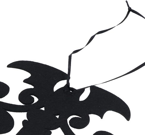 2 Set Non Woven Fabric Halloween Hanging Sign Trick Or Treat Hanger for Front Door Party in Saudi Arabia