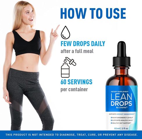 Lean Drops – Official LeanDrops Liquid Formula, Original Lean Drops Supplement All Natural Premium Advanced Formula, Leandrops Support for Overall Wellness and Support Health, 1 Bottle for 1 Month in Saudi Arabia