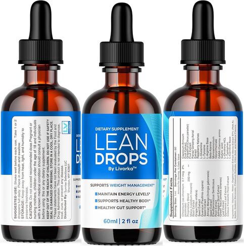 Lean Drops – Official LeanDrops Liquid Formula, Original Lean Drops Supplement All Natural Premium Advanced Formula, Leandrops Support for Overall Wellness and Support Health, 1 Bottle for 1 Month in Saudi Arabia