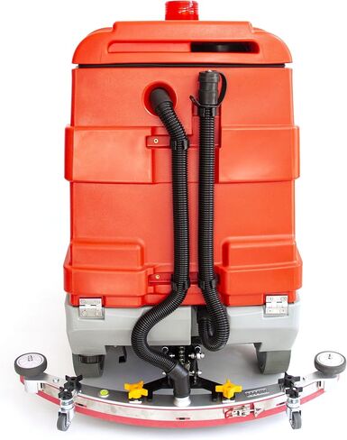 ماكينة تنظيف الأرضيات للركوب SM860، فرشتان مزدوجتان مقاس 17 بوصة، إنتاجية تبلغ 80,000 قدم مربع في الساعة، ومحلول سعة 34.3 جالونًا وخزانات استرداد سعة 37 جالونًا، ومنظف أرضيات تجاري يعمل بالبطارية in Kuwait