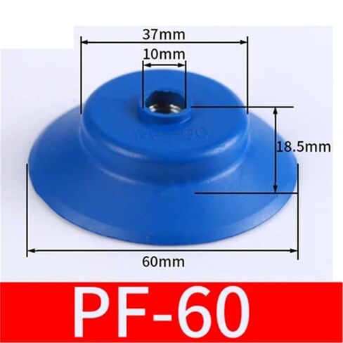Full-Force Vacuum Suction Cup Industrial PA/PFG/PF-60 Single-Layer NBR Non-Slip Robot Accessory Suction Cup Nozzle. in Saudi Arabia