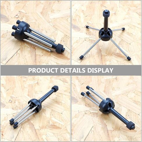 ibasenice Portable Clarinet Stand Black Metal Holder for Clarinet and Flute with Compact Design, Wind Instrument Rack Suitable for Travel and Practice in Saudi Arabia