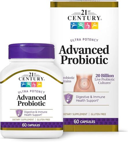 21st Century Ultra Potency Advanced Probiotic Capsules 60 ea (Pack of 2) in Saudi Arabia