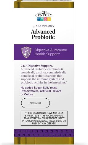 21st Century Ultra Potency Advanced Probiotic Capsules 60 ea (Pack of 2) in Saudi Arabia