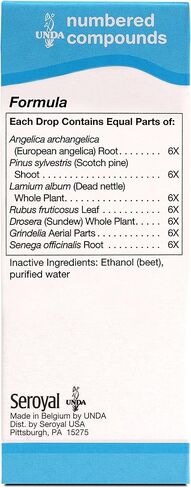 UNDA 312 Numbered Compounds | Homeopathic Preparation | 0.7 fl. oz. in Saudi Arabia