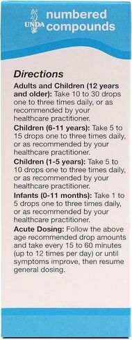 UNDA 312 Numbered Compounds | Homeopathic Preparation | 0.7 fl. oz. in Saudi Arabia