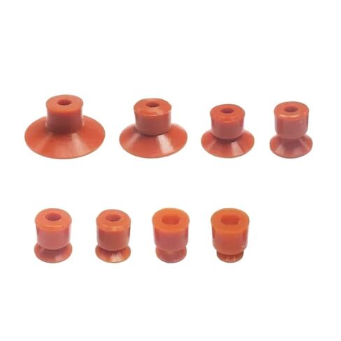 10pcs Pneumatic Suction Cup Small Head Sucker Red Silicone Rubber 5mm Mounting Hole(8mm,SP) in Saudi Arabia