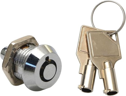 JK311 12mm سبائك الزنك دفع أنبوبي مفتاح كام قفل 1PCS in Saudi Arabia