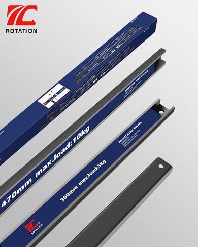 مجموعة حامل الأدوات المغناطيسية الدوارة، 18.5 بوصة/11.8 بوصة/7.8 بوصة، منظم مطبخ مرآب ورشة عمل متعدد الأحجام مكون من 3 قطع، شرائط مغناطيسية شديدة التحمل مع أدوات تثبيت in Kuwait