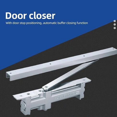 TOPINCN Automatic Door Closer Hydraulic Door Closer Automatic Self Closing Hinges, Commercial High Traffic Auto in Saudi Arabia