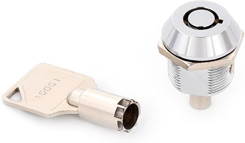 JK525 Tubular Key Brass Push Lock Hole Size 19mm Key Different Cam Lock 1Pcs in Saudi Arabia