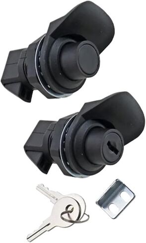 Button Activated Plastic Cam Lock for Electrical Cabinet Doors of Industrial Machinery and Equipment 1Pcs(No Lock) in Saudi Arabia