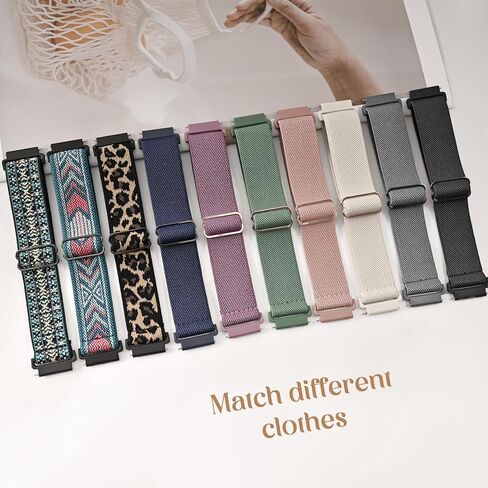 10 قطع من أحزمة الساعات المتوافقة مع Amazfit Bip 6/Bip 5/Active Max/Balance 2/Balance، 22 مم، أشرطة رياضية بديلة من النايلون الناعم القابل للتمدد لـ Amazfit GTR 4/3/3 Pro/2 Women Men in Kuwait