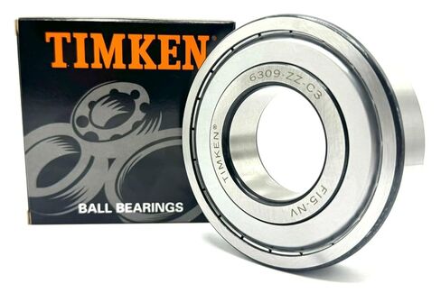 TIMKEN 6309 ZZ C3 محمل كروي ذو أخدود عميق، معدني محمي 45X100X25 مم in Saudi Arabia