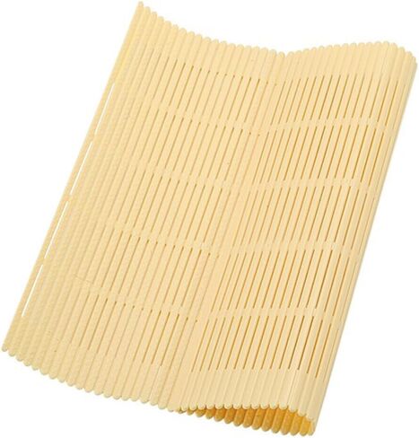 TIKUSAN Makisu Non Stick Sushi Rolling Mat Double Embossed Surface Made in Japan Japanese Plastic for Sushi Maki California Rolls Tamagoyaki and Vegetable Draining in Saudi Arabia